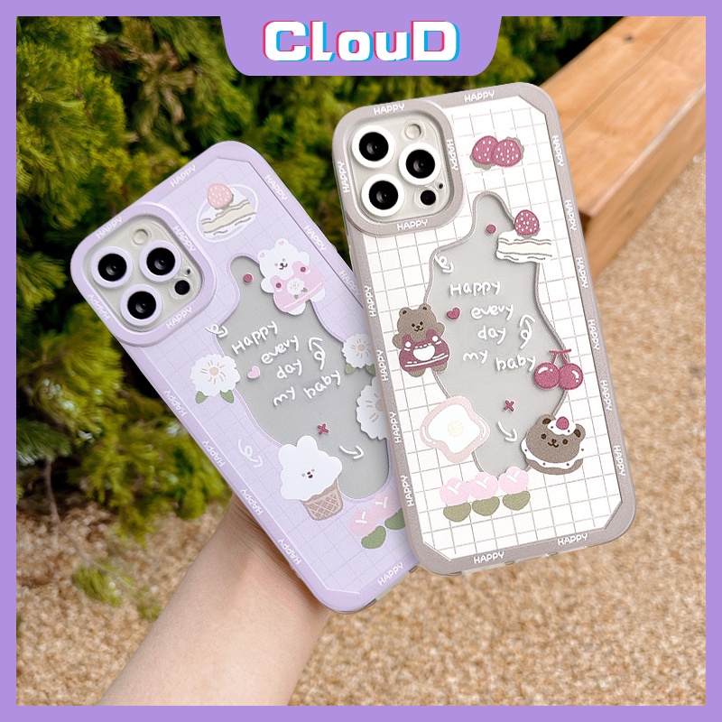 Soft Case Transparan Motif Kartun Kue Beruang Untuk infinix Smart 6 Hot 11 Play Smart 5 Hot 10 Play Hot 10 11 11 11S 10 lite