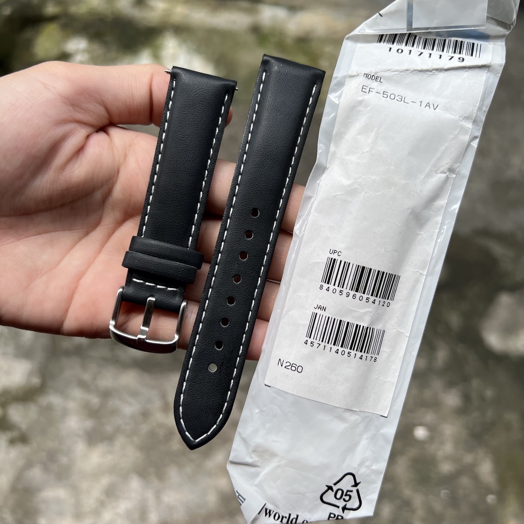 Tali jam tangan casio EF-503L 1A original strap band EF 503L