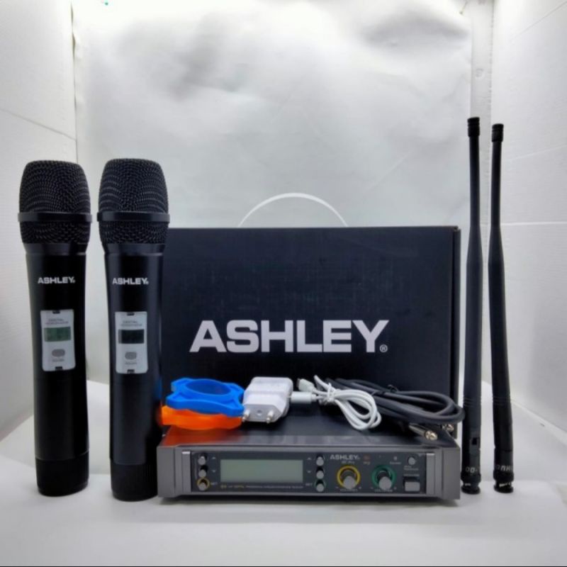 Mic wireless ashley MC PRO original ashley mc pro anti feedback