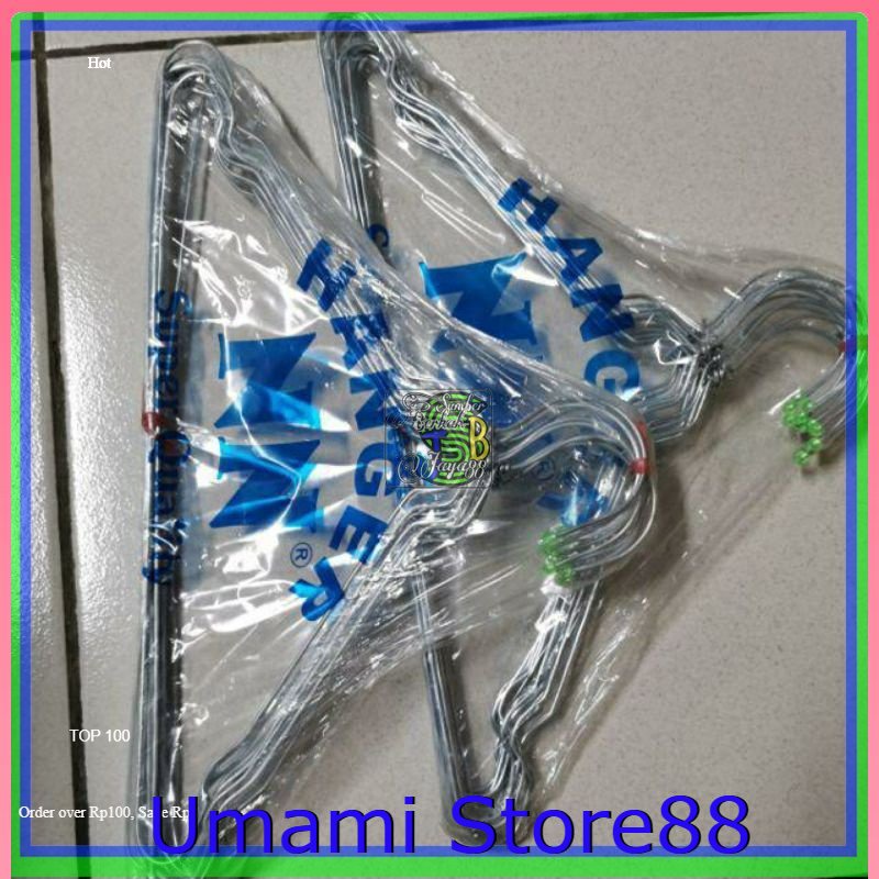 Hanger Baju Dewasa hanger baju stainless 1 lusin