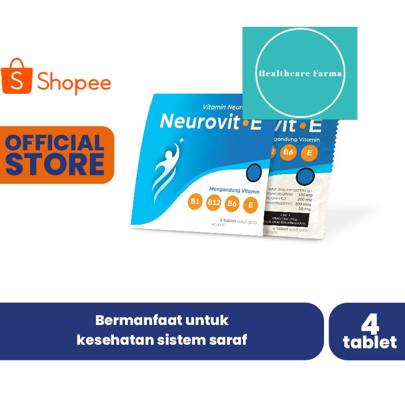 Neurovit E Supplement Strip isi 4