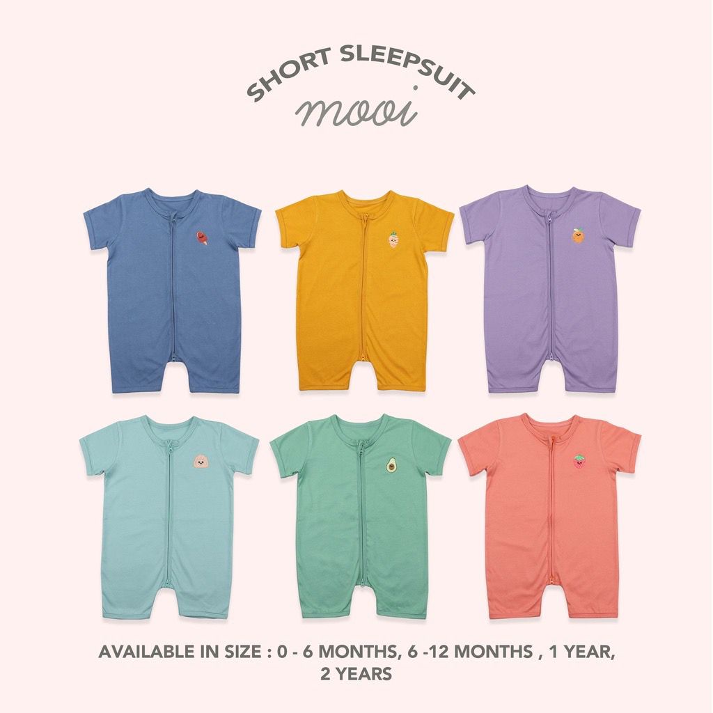 Mooi Baby Short Sleepsuit - Jumpsuit Bayi / Romper bayi