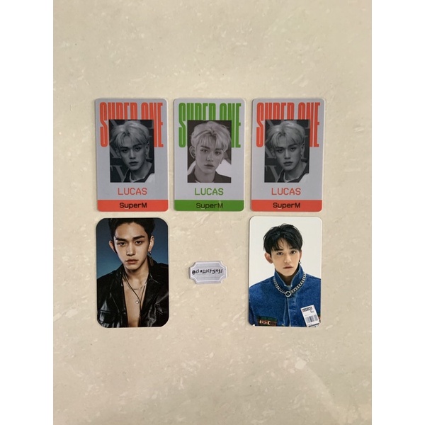 WTS Lucas SUPERM ID Card Orange Green NCT Resonance Tincase Projector Keyring Prokey