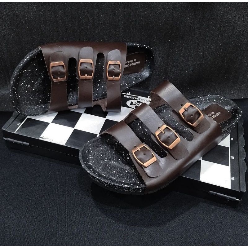 Sendal Kulit Pria Original 100%