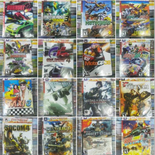 TERMURAH BELI 5 GRATIS 1 KASET PS2 RIBUAN JUDUL BEBAS PILIH SEMAUNYA