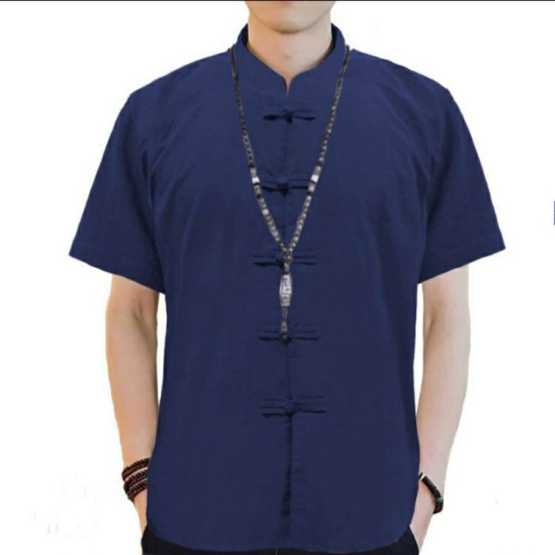 Baju Atasan Koko Pria Lengan Pendek KOKO CHEONGSAM IPMAN TERMURAH