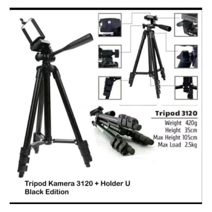 TRIPOD 3120 TRIPOD HP/ TRIPOD HITAM BLACK EDITION