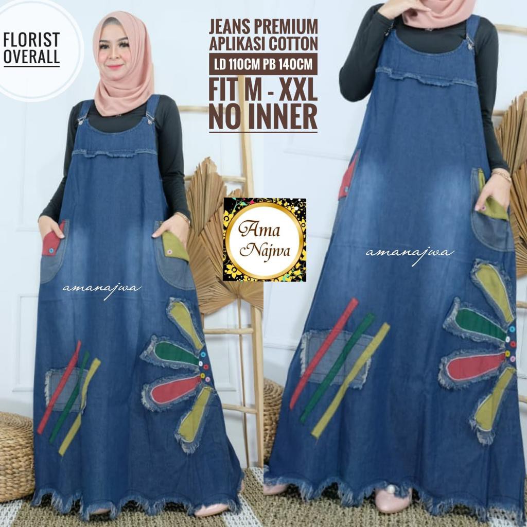 Floral Overall ORI By Ama Najwa