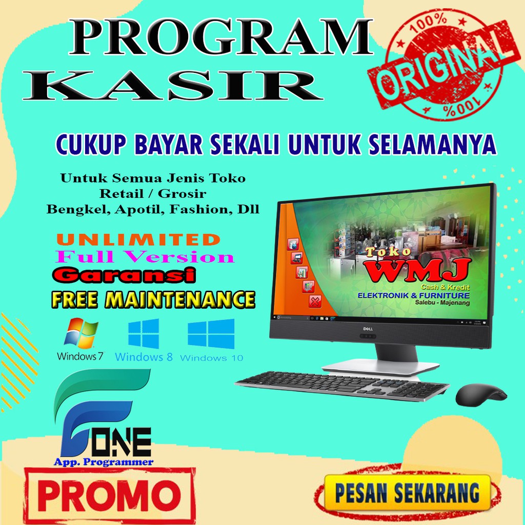 SOFTWARE PROGRAM APLIKASI KASIR TOKO FONE POS SOFTWARE ALL PC APLIKASI FULL UNLIMITED AKTIVASI