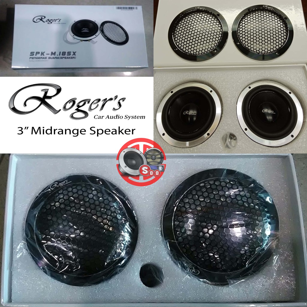 Speaker Midrange 3 Inch Rogers By Alpine