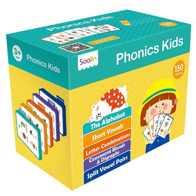Saalin phonics kits flash card - melatih mengeja