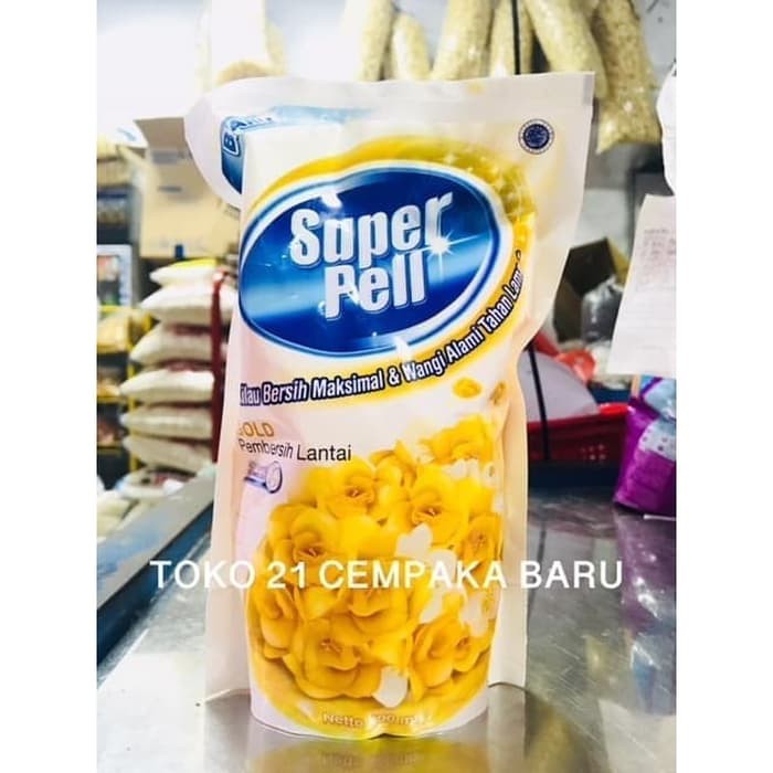 Super Pell GOLD Refill 770 ml | Pembersih Lantai Super Pel Promo 770ml