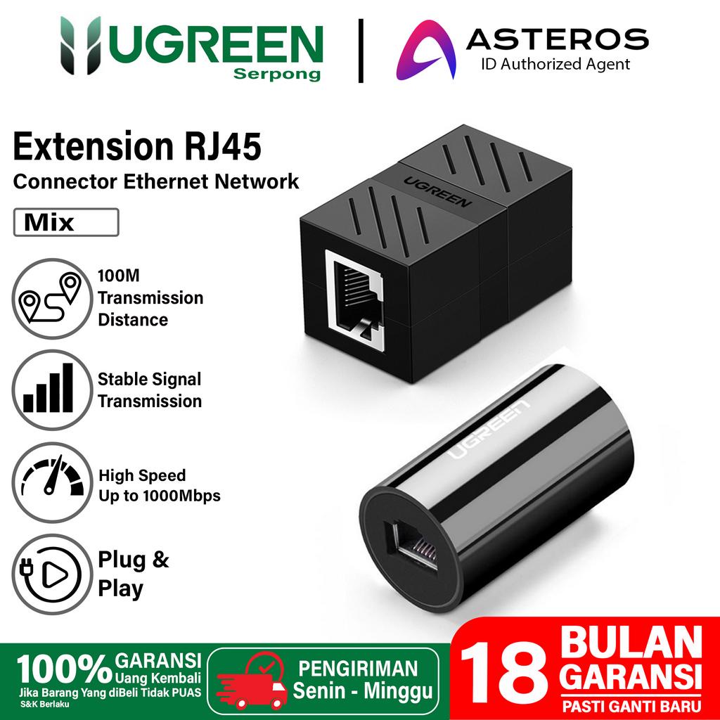 UGREEN Konektor Sambungan Kabel Lan Couper Barel UTP RJ45 Anti Petir