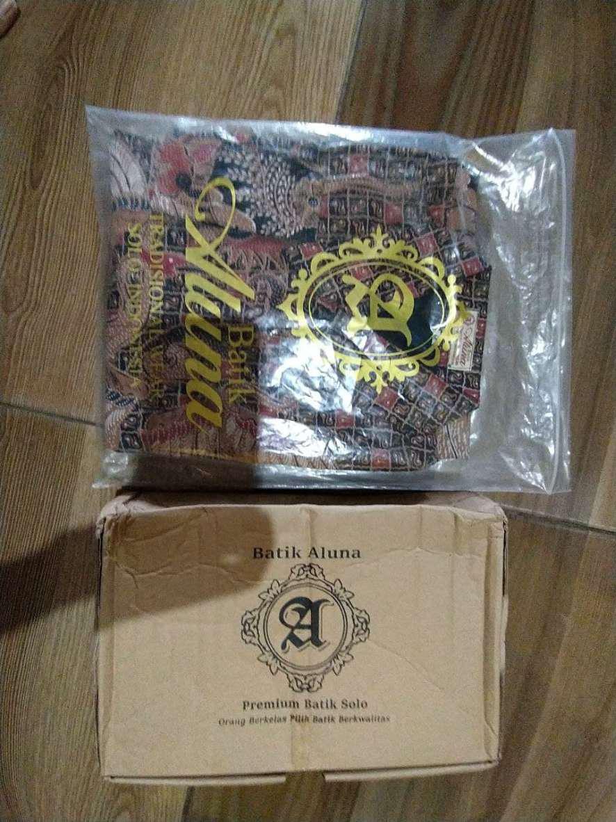 Baju Batik Pria Kemeja Lengan Panjang Modern Prabuseno Premium Full Furing Batik Aluna Solo Pcw 016