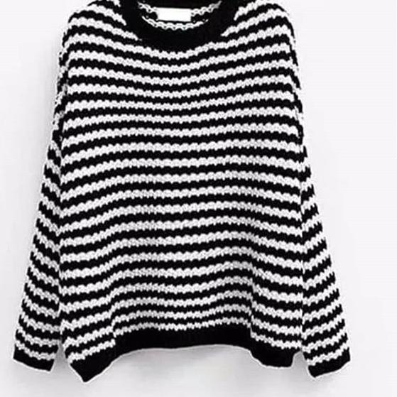 Ziggy sweater / ziggy stripe knitted / sweater musim dingin