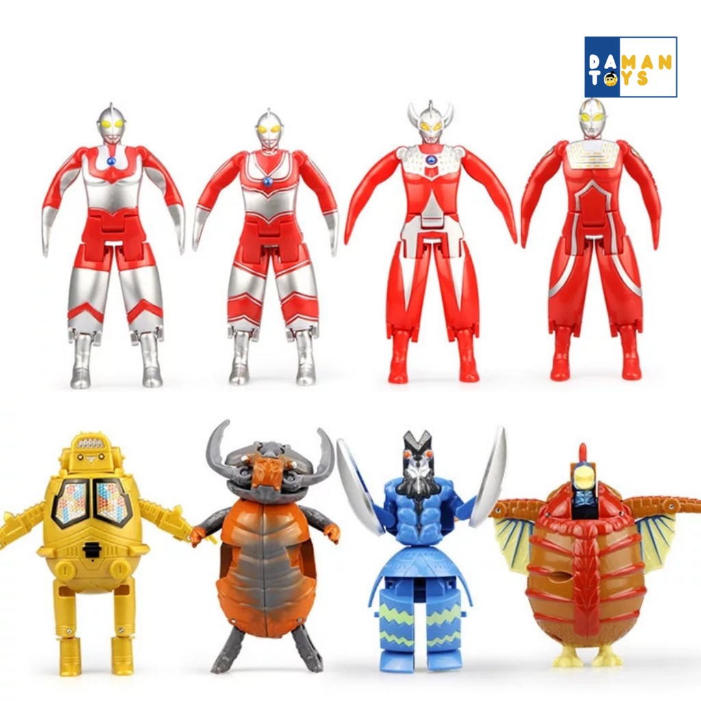 Mainan Anak Ultraman Original, Action Figure Ultraman, Ultraman Geed, Seven, Jack, Taro