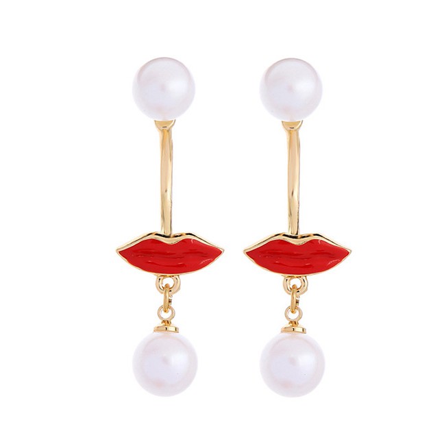 LRC Anting Tusuk Fashion  Pendant Decorated Earrings