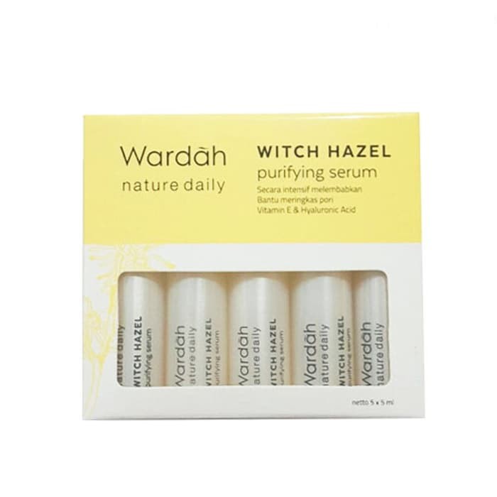 WARDAH NATURE DAILY WITCH HAZEL PURIFYING SERUM 5 X 5 ML