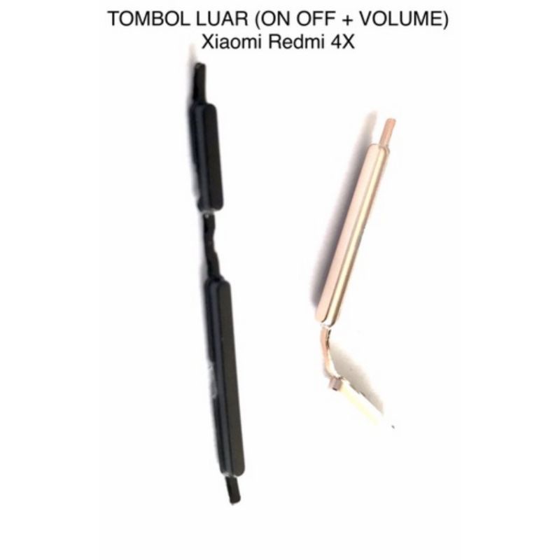 TOMBOL LUAR ON OFF VOLUME XIAOMI REDMI 4X ORIGINAL