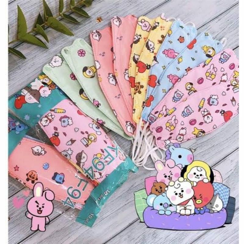 masker kf94 bts anak
