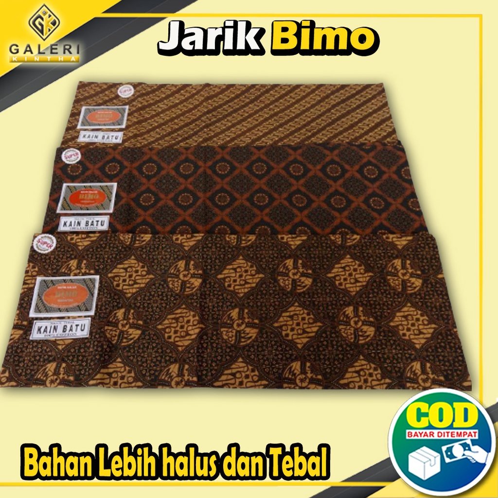 Kain Jarik Batik Bimo Jarit Katun Halus Panjang Tebal Sogan Lawasan Solo Pekalongan