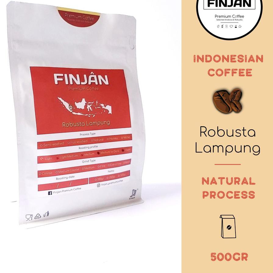

NFG⁂ Kopi Robusta Fine Lampung | Natural Process 200g-500g TOP PRODUK