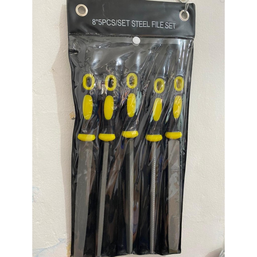 Kikir besi 8 inch 1set isi 5pcs