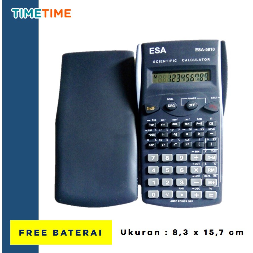 Kalkulator Scientific MURAH FREE BATERAI Calculator 5810 AWET BAGUS