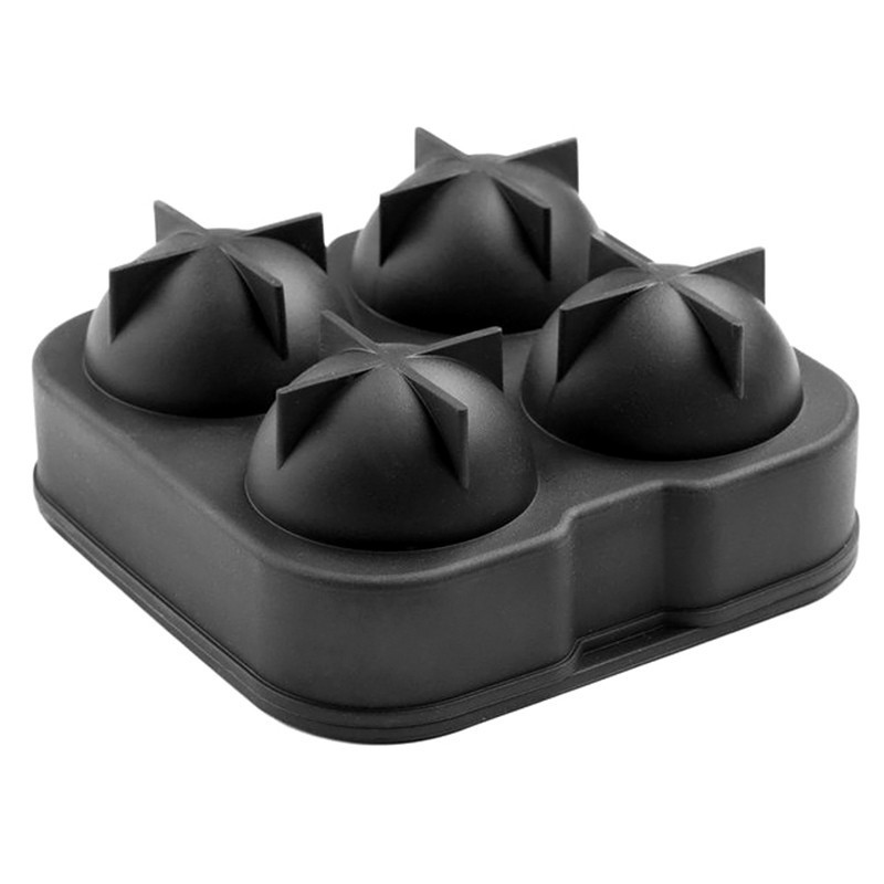 TEENRA Cetakan Es Batu Ice Ball Maker Silicone - TW-159 - Black