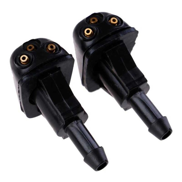 Nozzle Semprotan Air Wiper Kaca Mobil Spray Nozzle Paket isi 2 PCS
