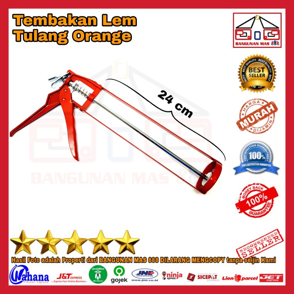 

TEMBAKAN LEM SEALANT TULANG ORANGE - ALAT TEMBAK LEM MURAH - GLUE GUN TULANG -ALAT TEMBAKAN LEM BOTO