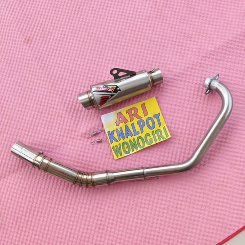 KNALPOT BEST3 PEKAJAMAN VIXION R15 SCORPIO BYSON JUPITER MX MX KING SATRIA FU TIGER