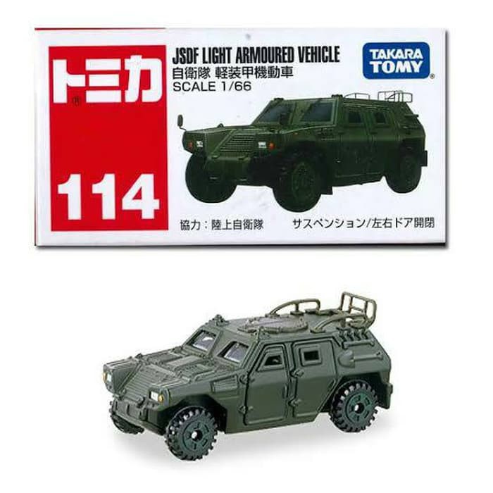 Miniatur Tank - Diecast Kapal Perang - Diecast Mobil Perang Tomica Reguler #114 Jsdf Light Armoured