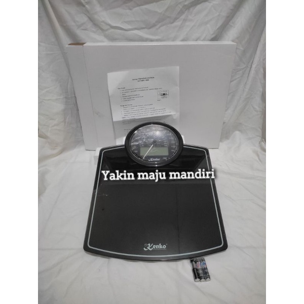 Timbangan Digital Oval Analog kenko Dual Display ScaleDB8338