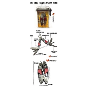 Multitool Framework Mini " Traveler " MT816 / Tang multitool Big Sale