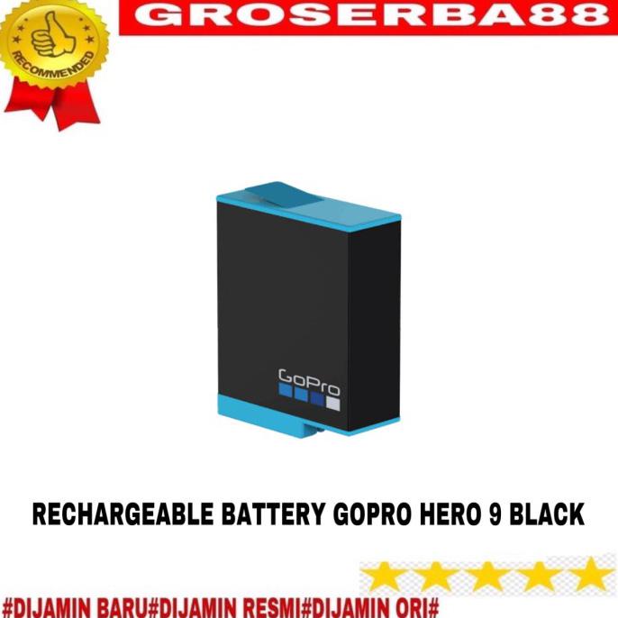 Battery Gopro Hero 9 Black Rechargeable Batrai Gopro Hero9 Original