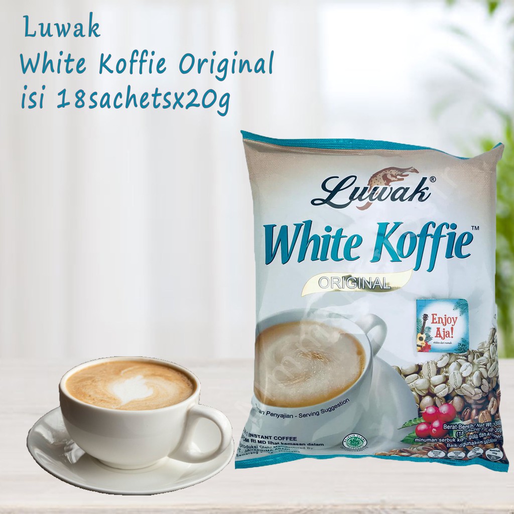 Luwak White Koffie / Kopi / Original / isi 18sachetx20g