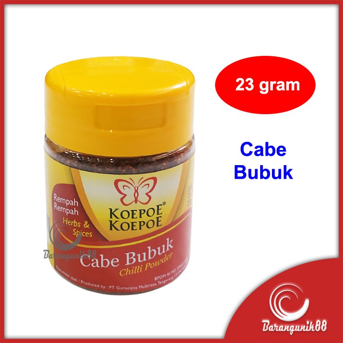 Koepoe Koepoe Cabe Bubuk 23 gram Chili Powder