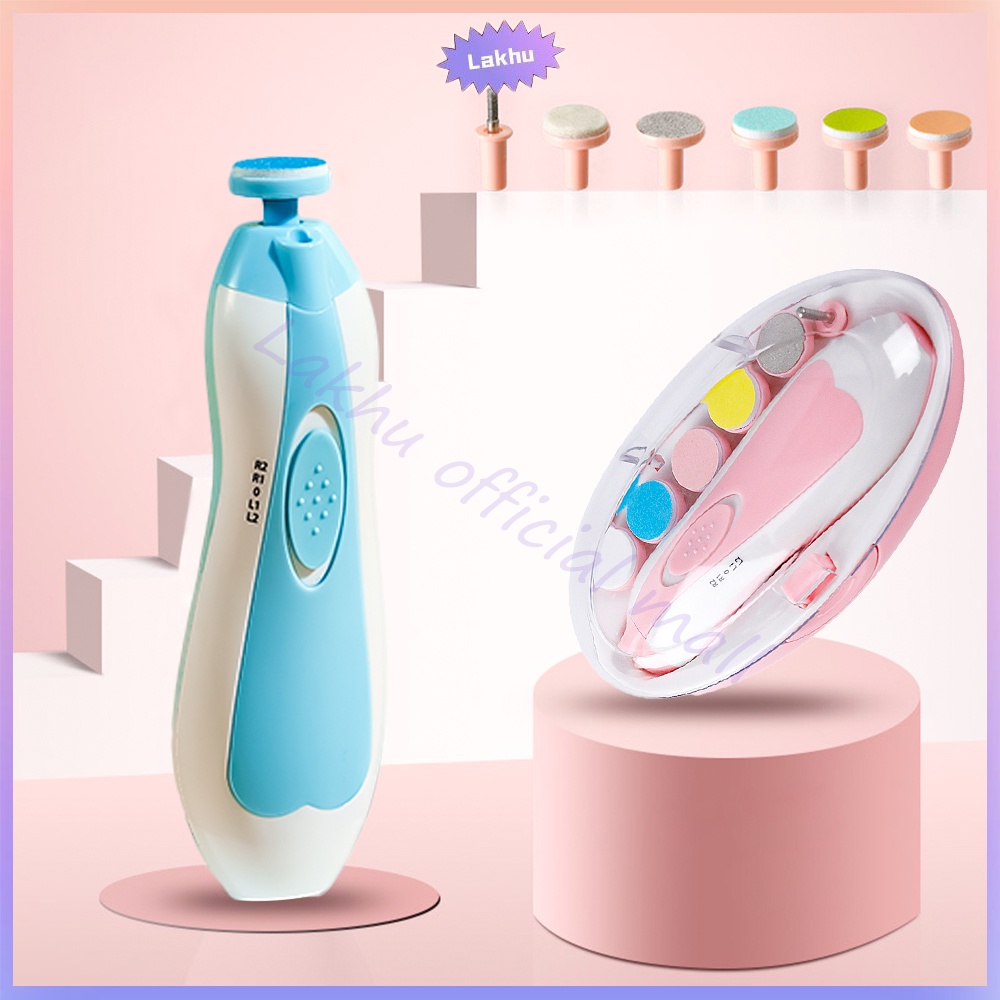 Lakhu 6 in1 baby nail trimmer set/ gunting kuku bayi set