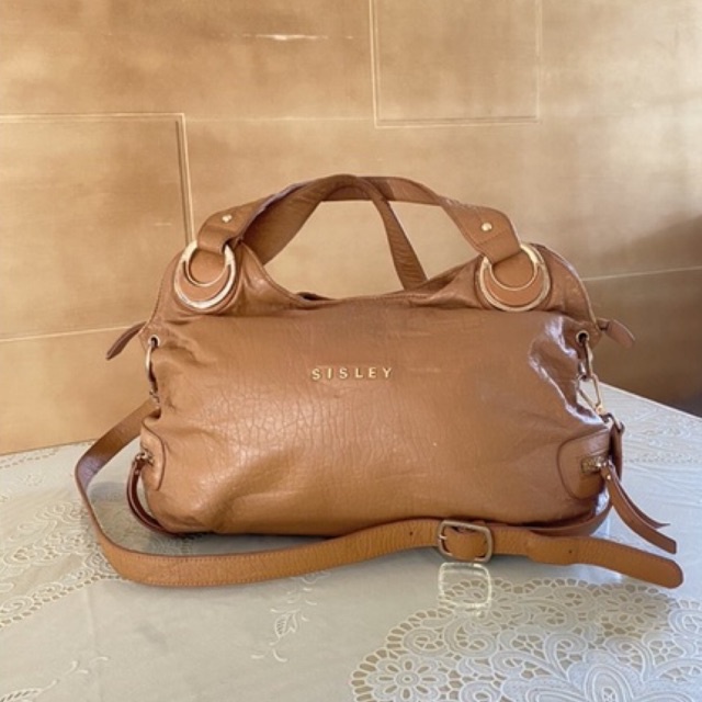 Tas Sling SISLEY Kulit Asli ukuran besar