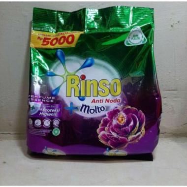 RINSO ANTI NODA + MOLTO 195gram // DETERJEN BUBUK 5000 LEBIH EKONOMI