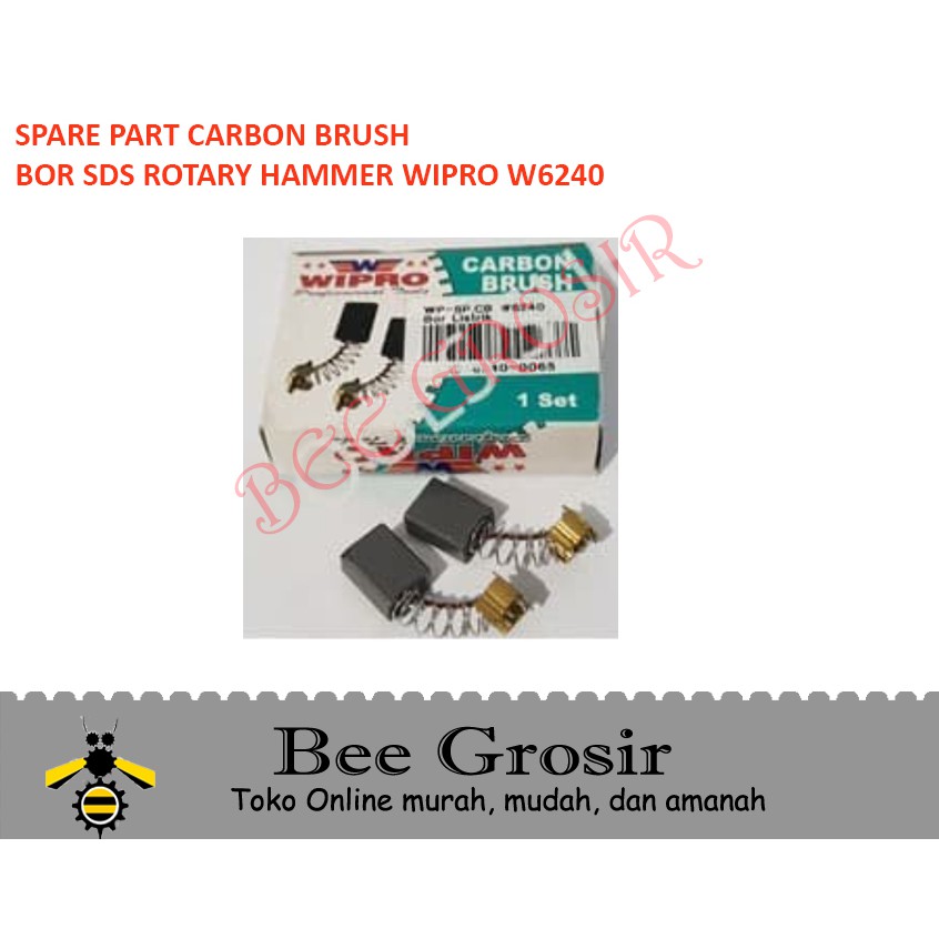 Spare Part Carbon Brush Bor SDS WIPRO W6240 W 6240