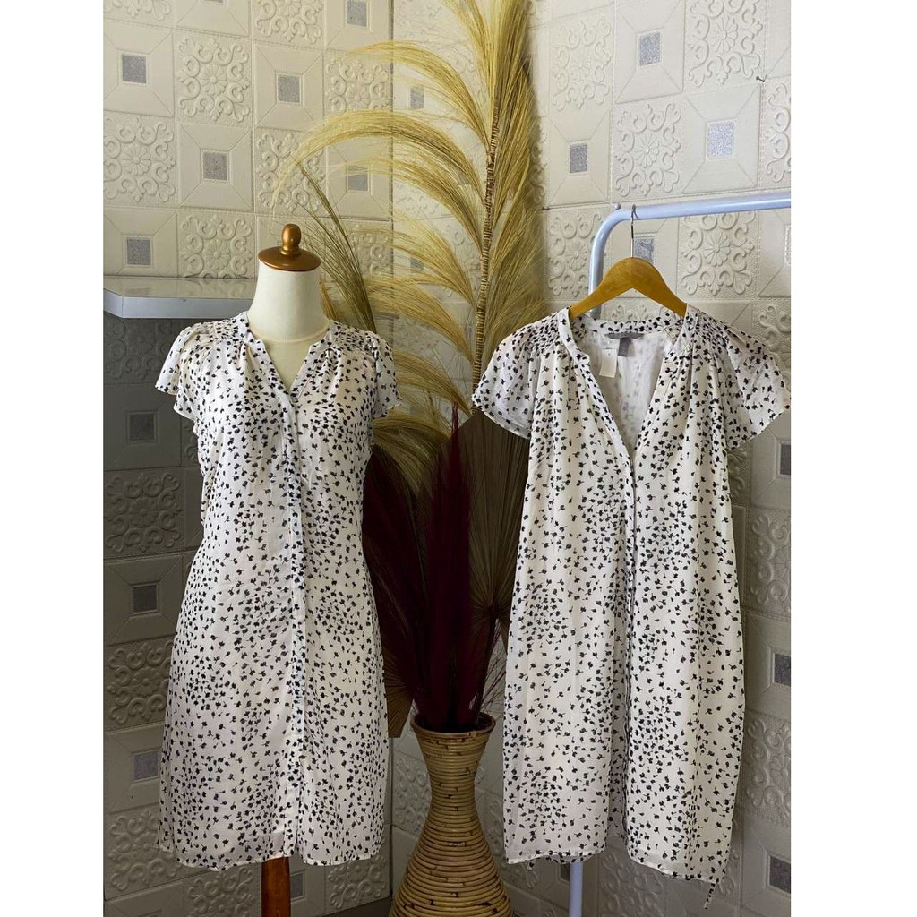 H&M DRESS AIRY POLKADOT