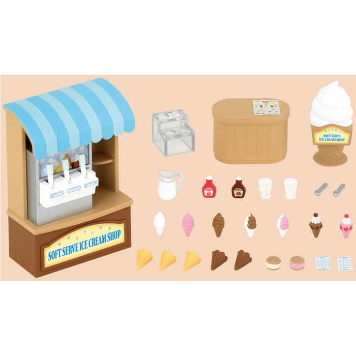 Agathasale - Sylvanian Families Soft Serve Ice Cream Shop