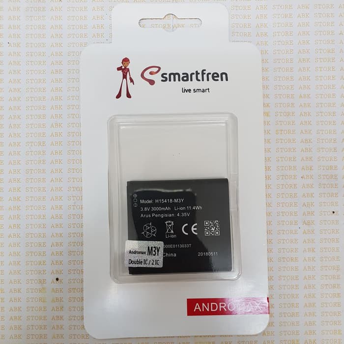 Batre Batere Battery Modem Mifi Andromax M3Y - M3Z - M3S Original 100