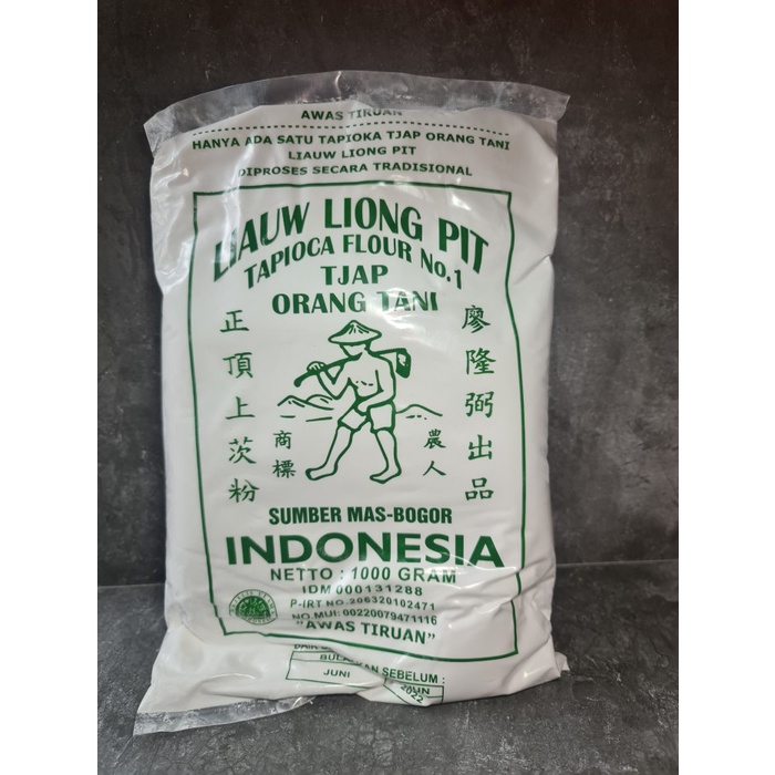 

D02D1 Tepung Tapioka Sagu Tani Cap Liauw Liong Pit 1Kg / Tapioca Flour Da01D100