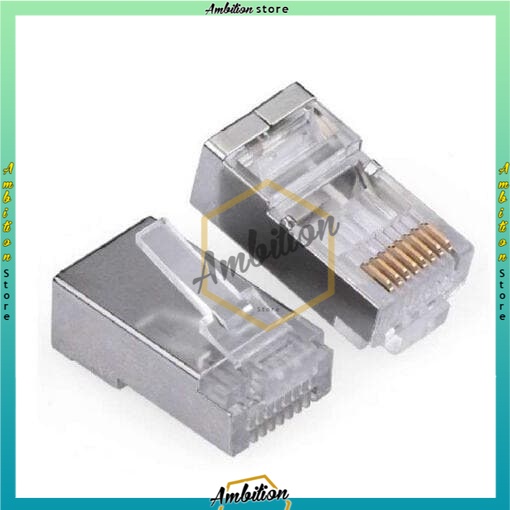 NEW!! Konektor RJ45 CAT6 Connector Original BISA Pilih 50pcs / 100pcs