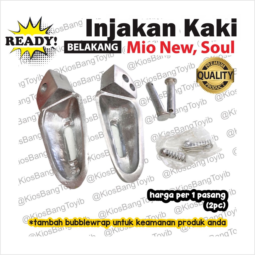 Besi Footstep Pijakan Injakan Kaki Belakang Yamaha Mio New Soul -YUSHO-