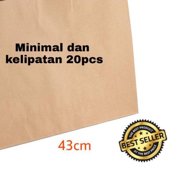 

♣ Paperbag XXL polos besar, Tas belanja jumbo, Goodie bag, Shopping bag ✷