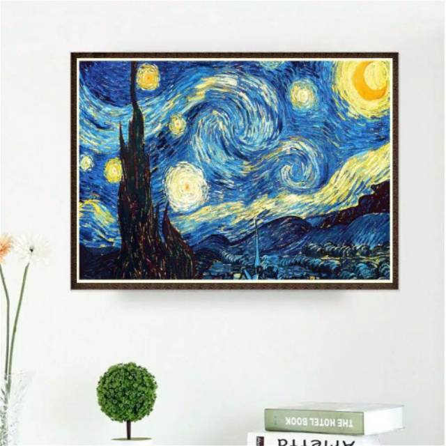 Starry Night 5D Full Drill Diamond Painting Embroidery
